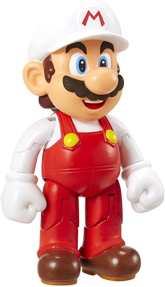 World of Nintendo 10cm Fire Mario with Fire Flower figure
