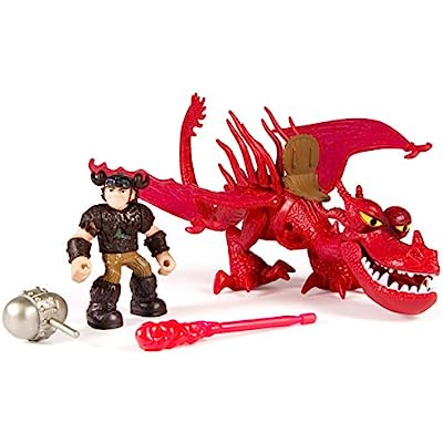 DreamWorks Dragons, Dragon Riders,Snotlout & Hookfang Figures