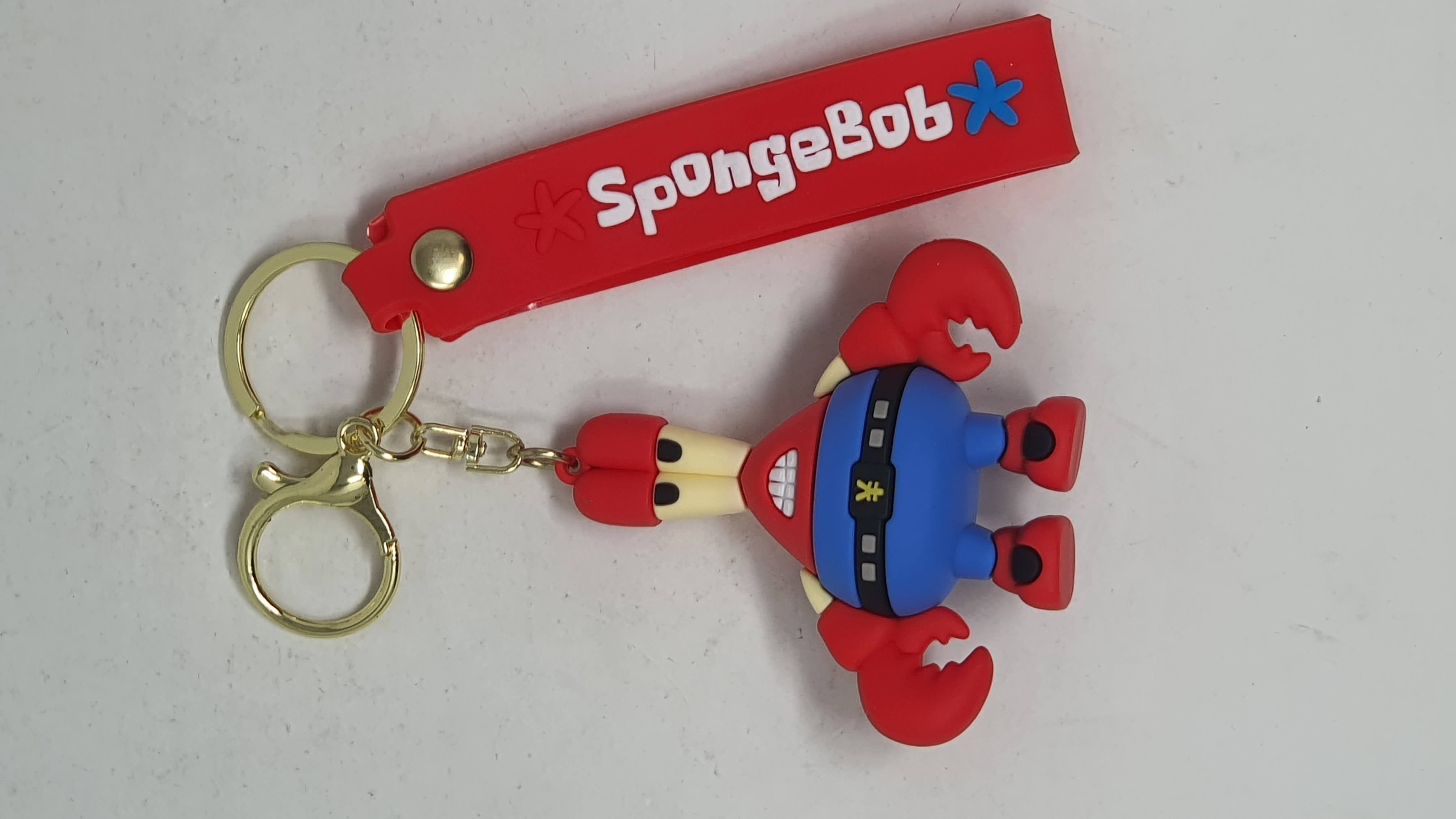 Llavero Goma Spongebob Musculoso