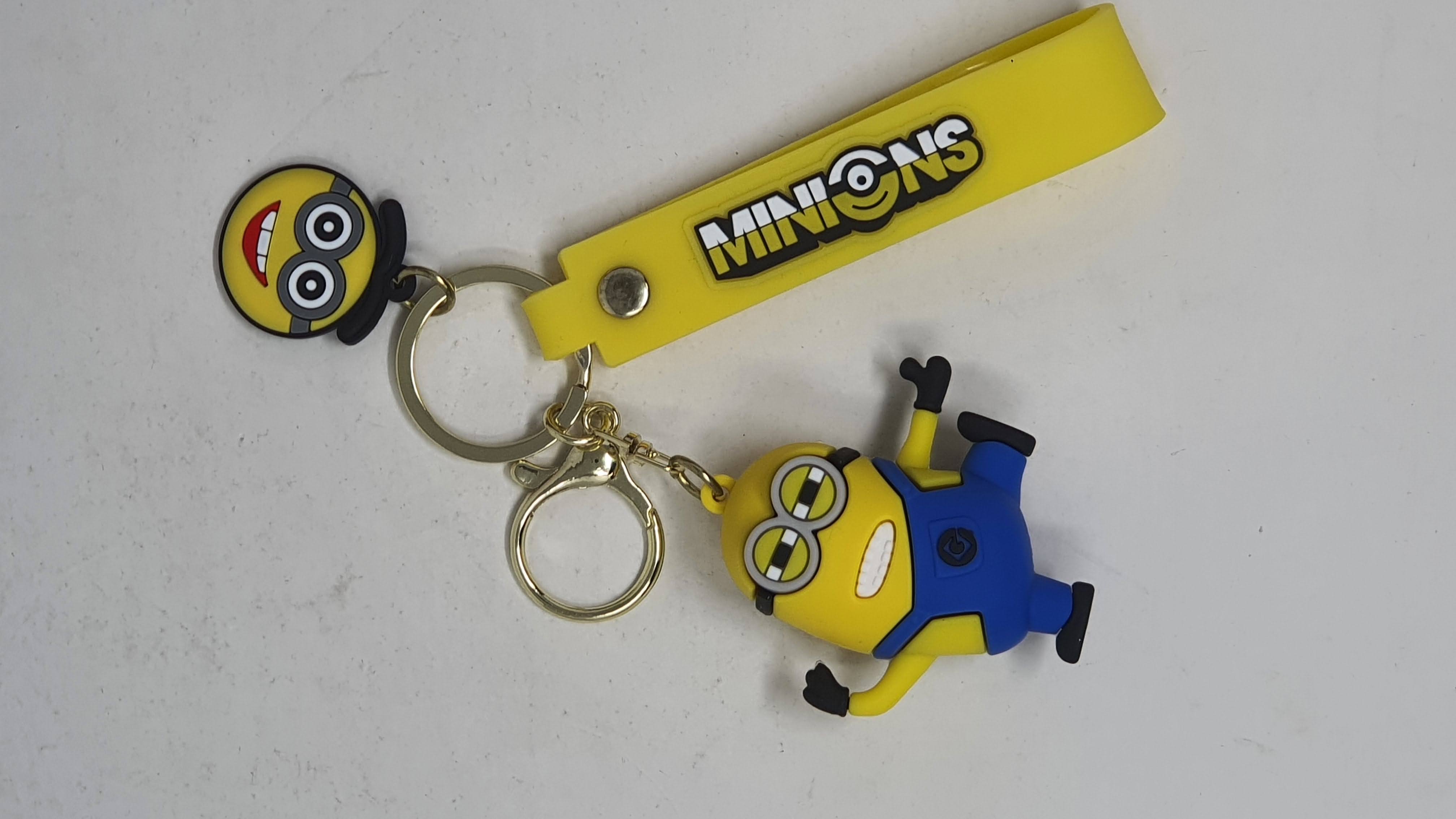 Llavero Goma Minions Saltando