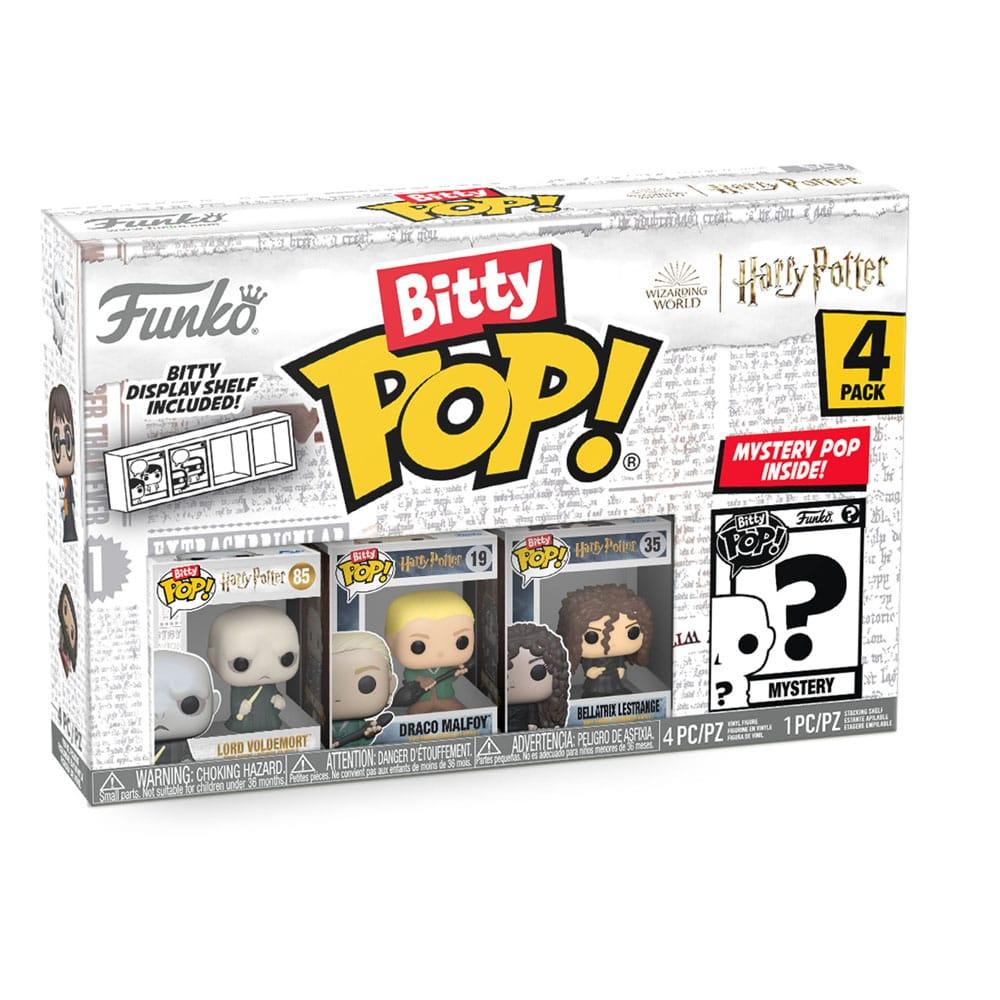 Funko Pop! Bitty Harry Potter Mini 4-Pack Voldemort, Draco , Bellatrix