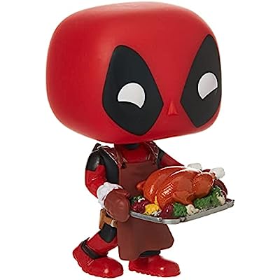 Funko Pop Marvel Holiday Deadpool with Turkey