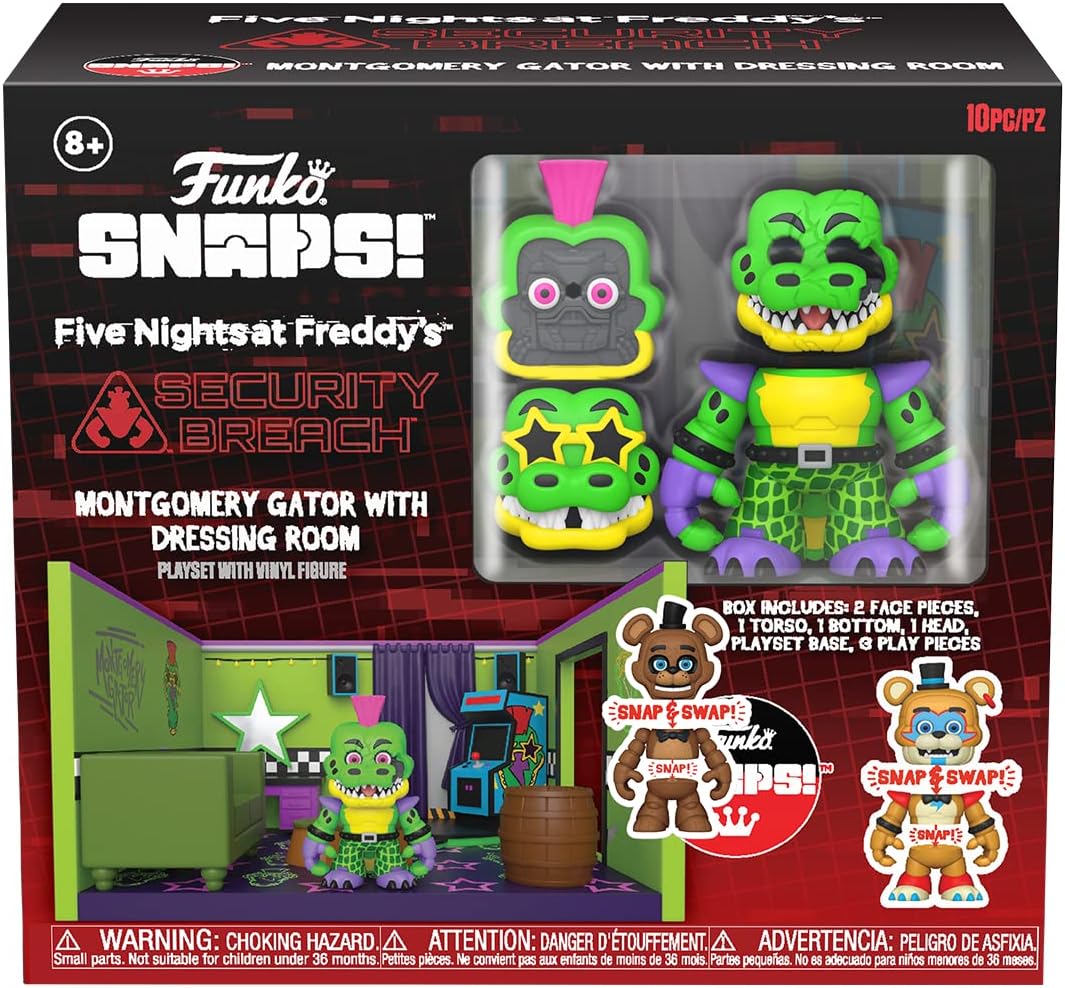Funko Snaps Five Nights at Freddys Montgomery Gator Dressing