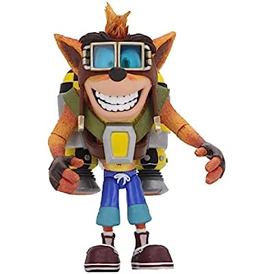 NECA Crash Bandicoot 7 Deluxe Crash with Jetpack