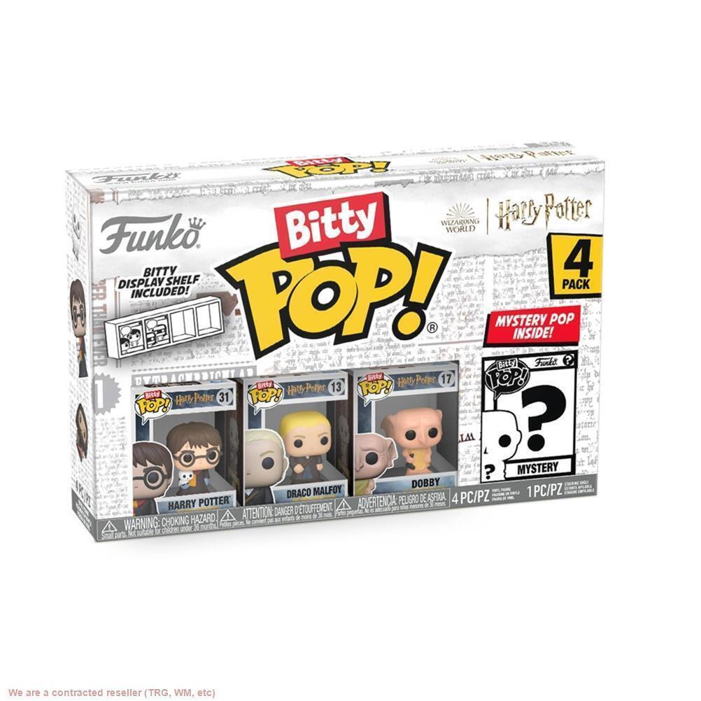 Funko Pop Bitty Harry Potter Mini 4-Pack Harry, Draco, Dobby