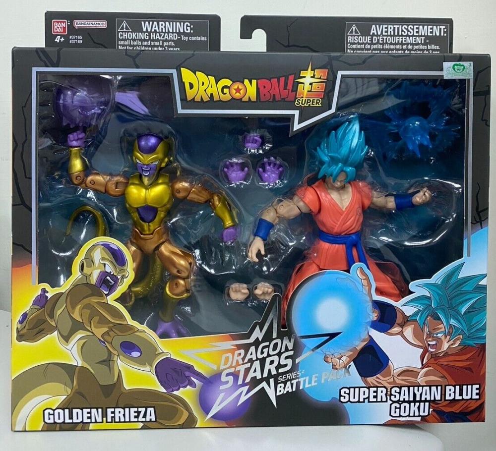 Dragon Ball Dragon Stars Saiyan Blue Goku vs. Golden Frieza