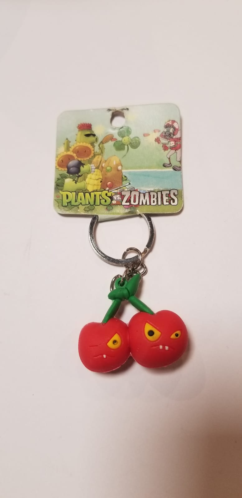 LLavero Goma y Metal Planta vs Zombies