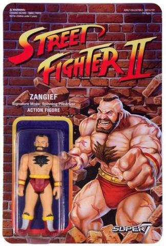 Street Fighter II Reaction Figures - Zangief