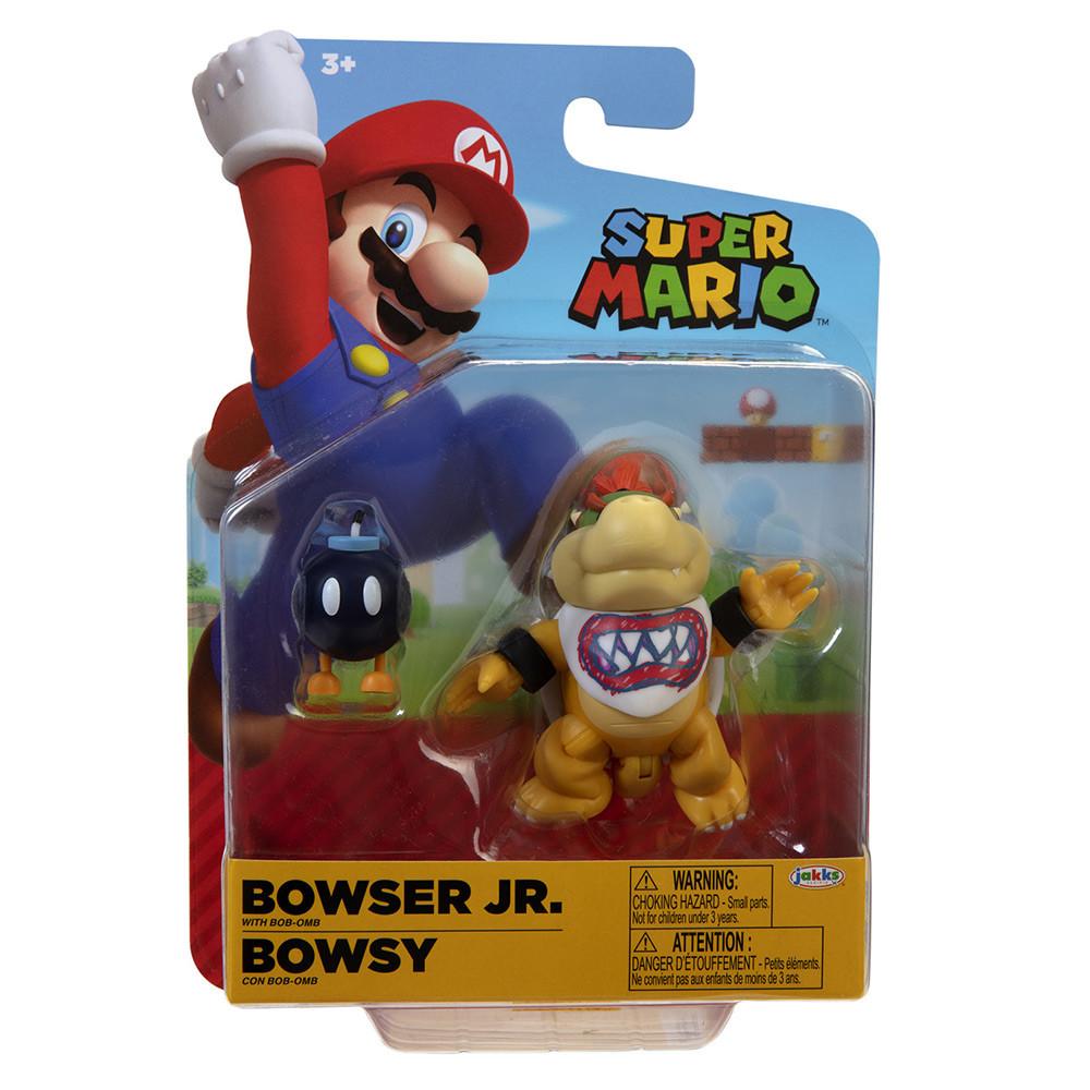 Super Mario Bowser Jr. with Bib 10Cm Original