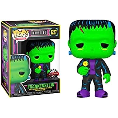 Funko Pop Universal Monsters Frankenstein Blacklight Exclusive