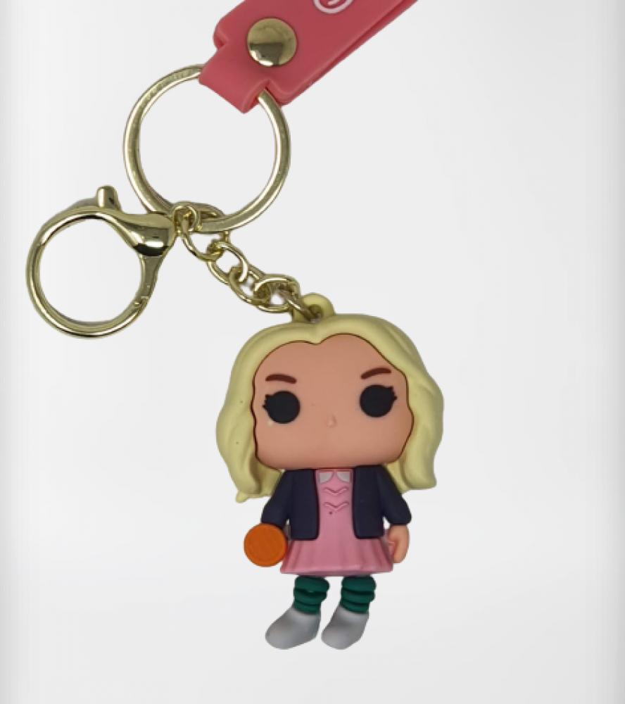 Llavero Goma Correa Stranger Thing Eleven Rubia