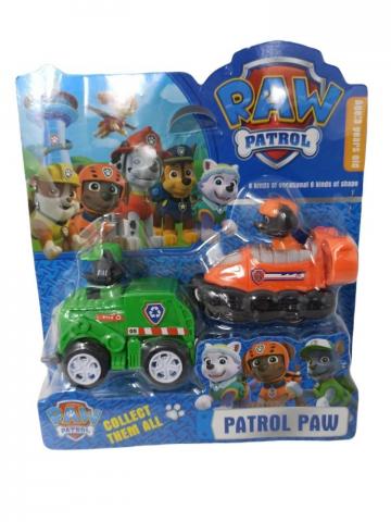 Set Paw Patrol x2 Rocky Zuma