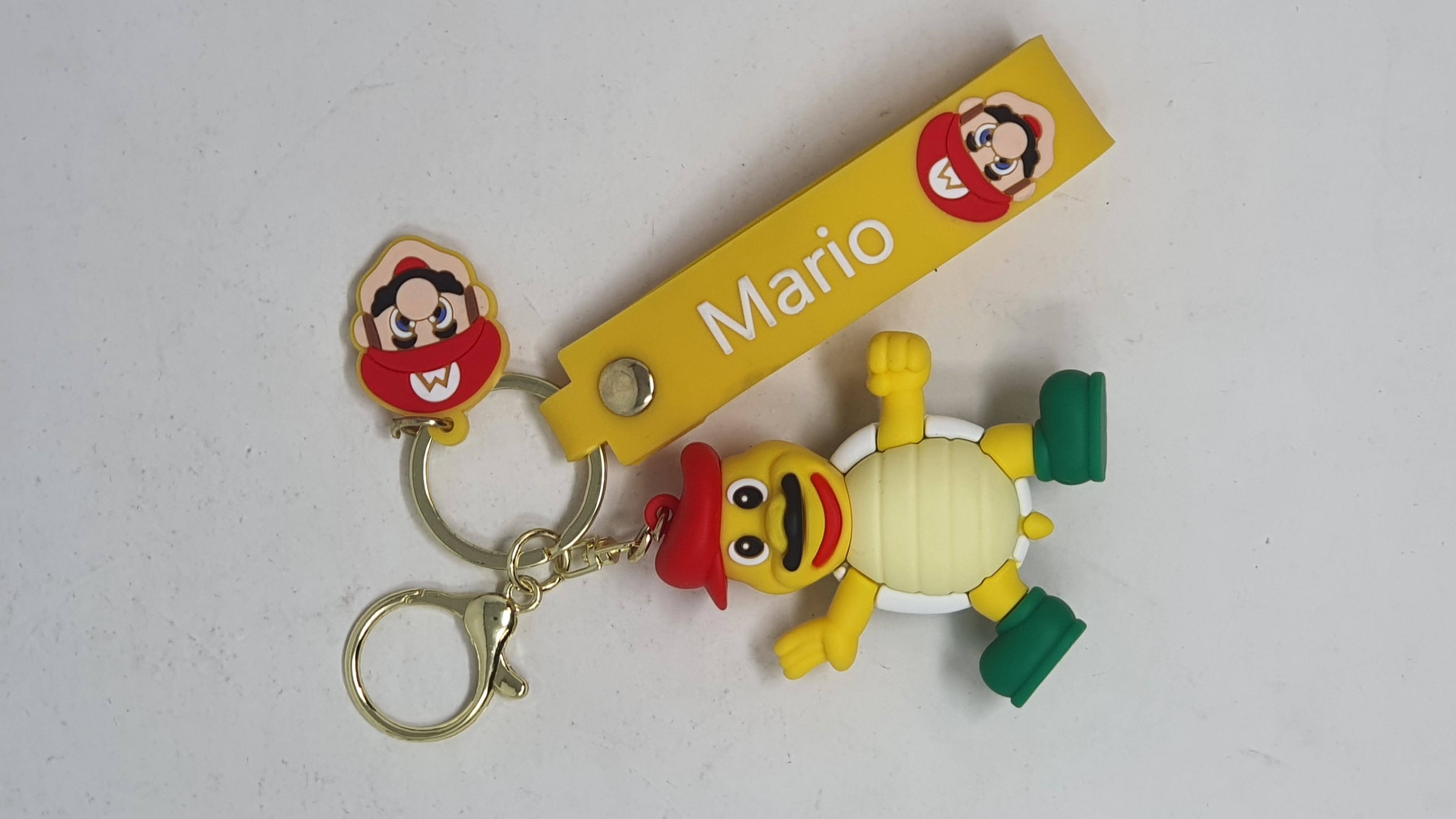 Llavero Goma Mario Tortuga con Bigote