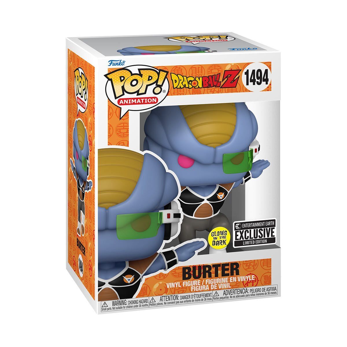 Funko Pop Dragon Ball Z Burter Glow-in-The-Dark 