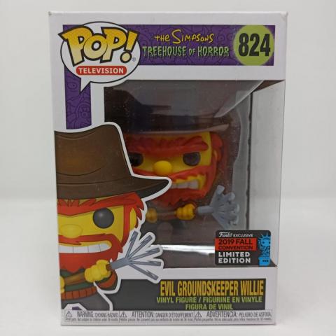 Funko Pop The Simpsons Evil Groundskeeper Willie Caja Dañada