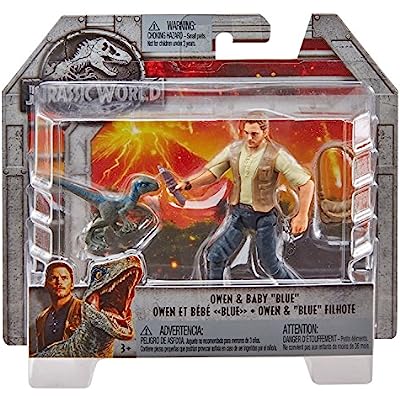 Jurassic World Basic Figure Owen & Baby Blue