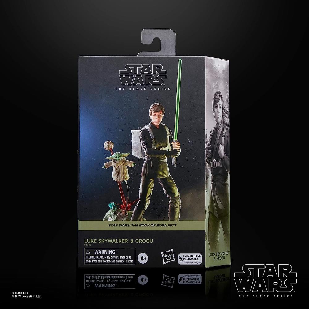 STAR WARS Black Series Luke Skywalker & Grogu Book of Boba