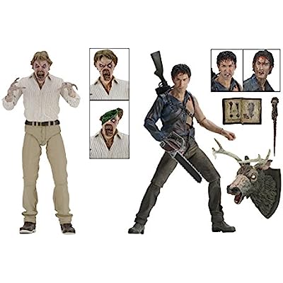 NECA Evil Dead 2 Boxed Set 7” Hero Ash and Deadite Ed