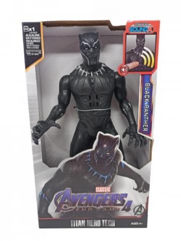 Figura Avengers EndGame Black Phanter 30 CM Con Sonido