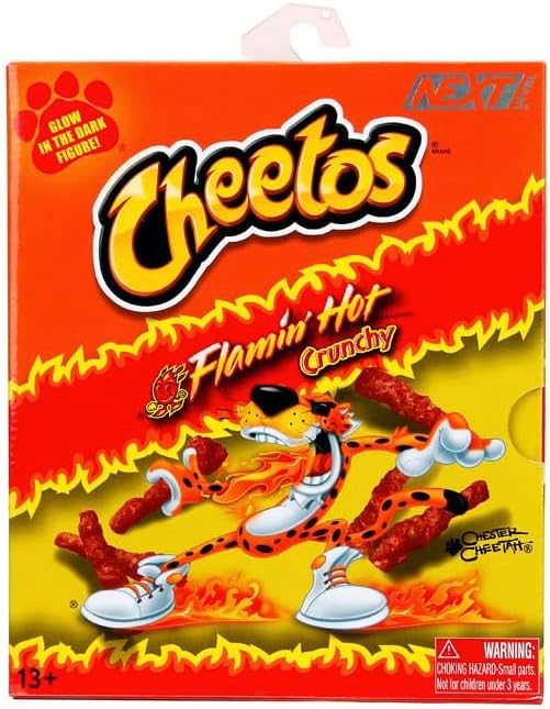 Jada Cheetos Chester Cheetah Hot Glow-in-The-Dark Figura Accion
