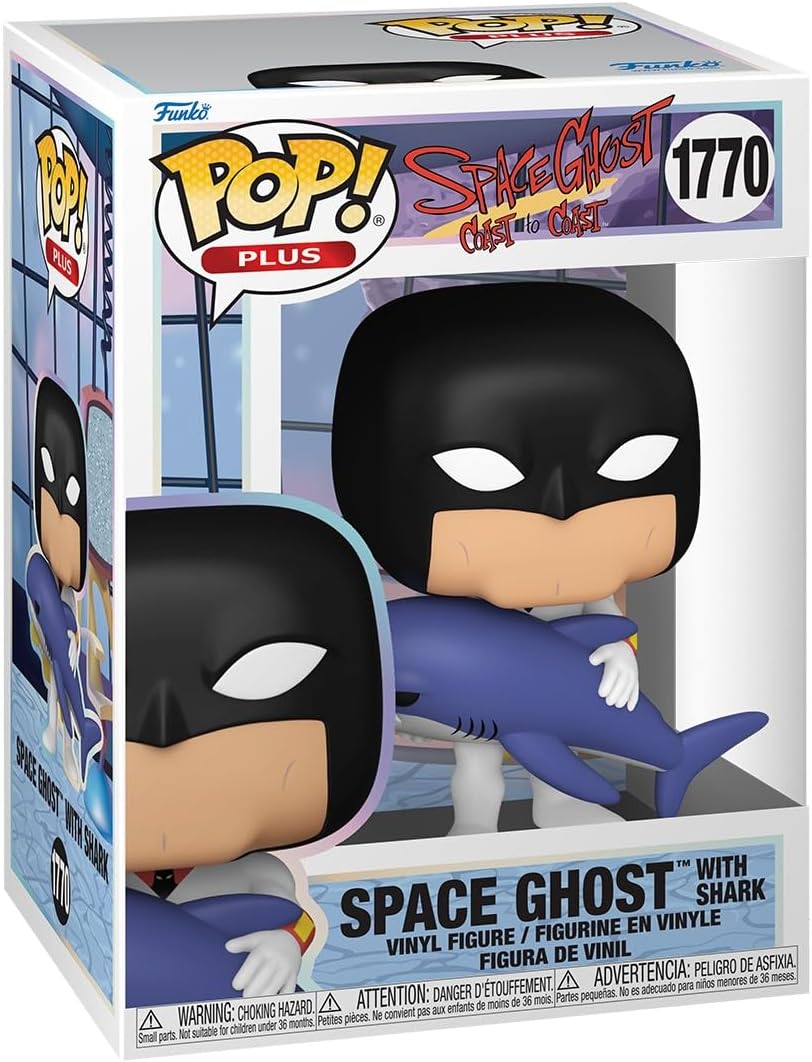 Funko Pop Plus Space Ghost Coast to Coast Space Ghost with Shark