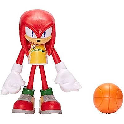 Sonic The Hedgehog 10Cm Basketball Knuckles Flexible