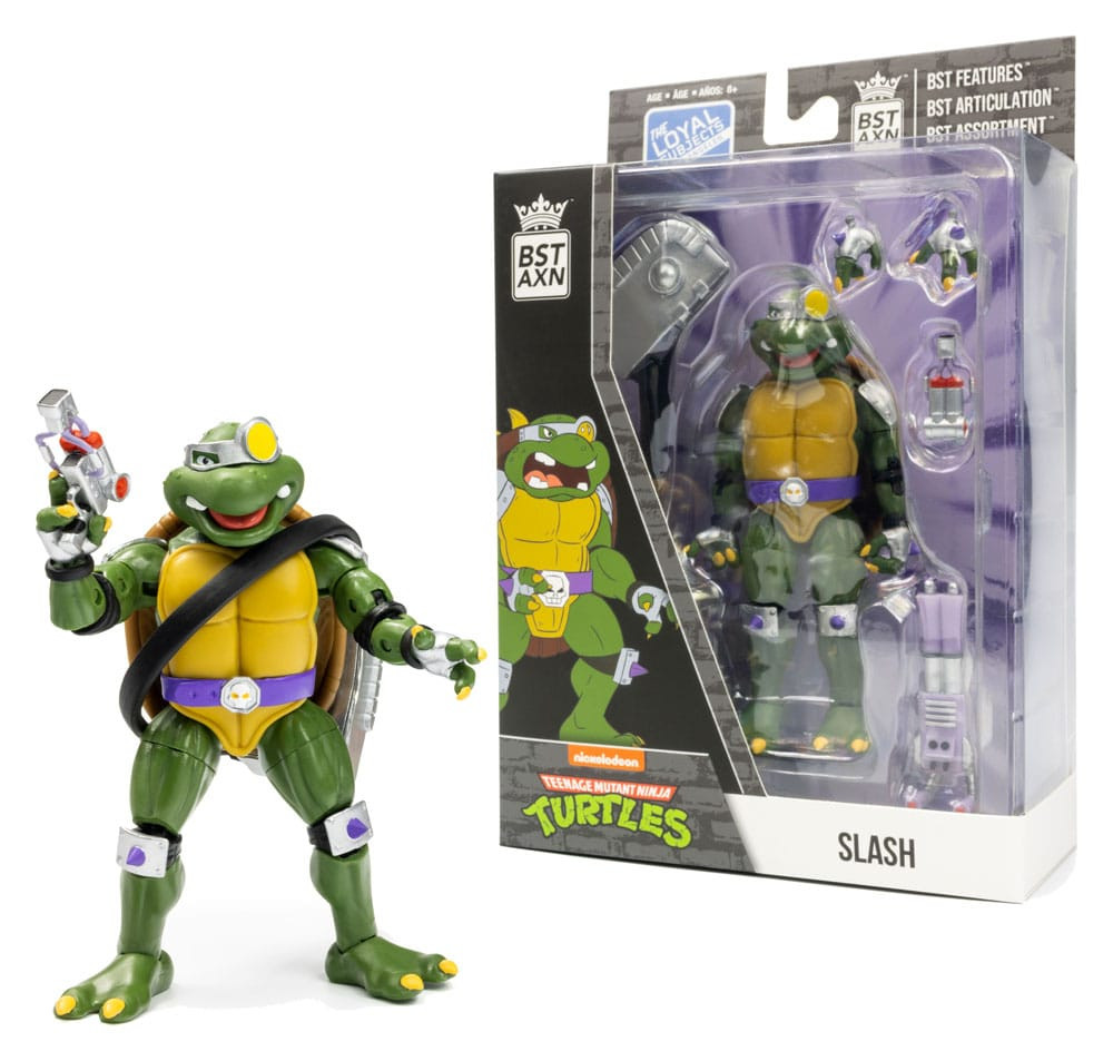 BST AXN Tortugas Ninja Figura Slash 13 cm TMNT