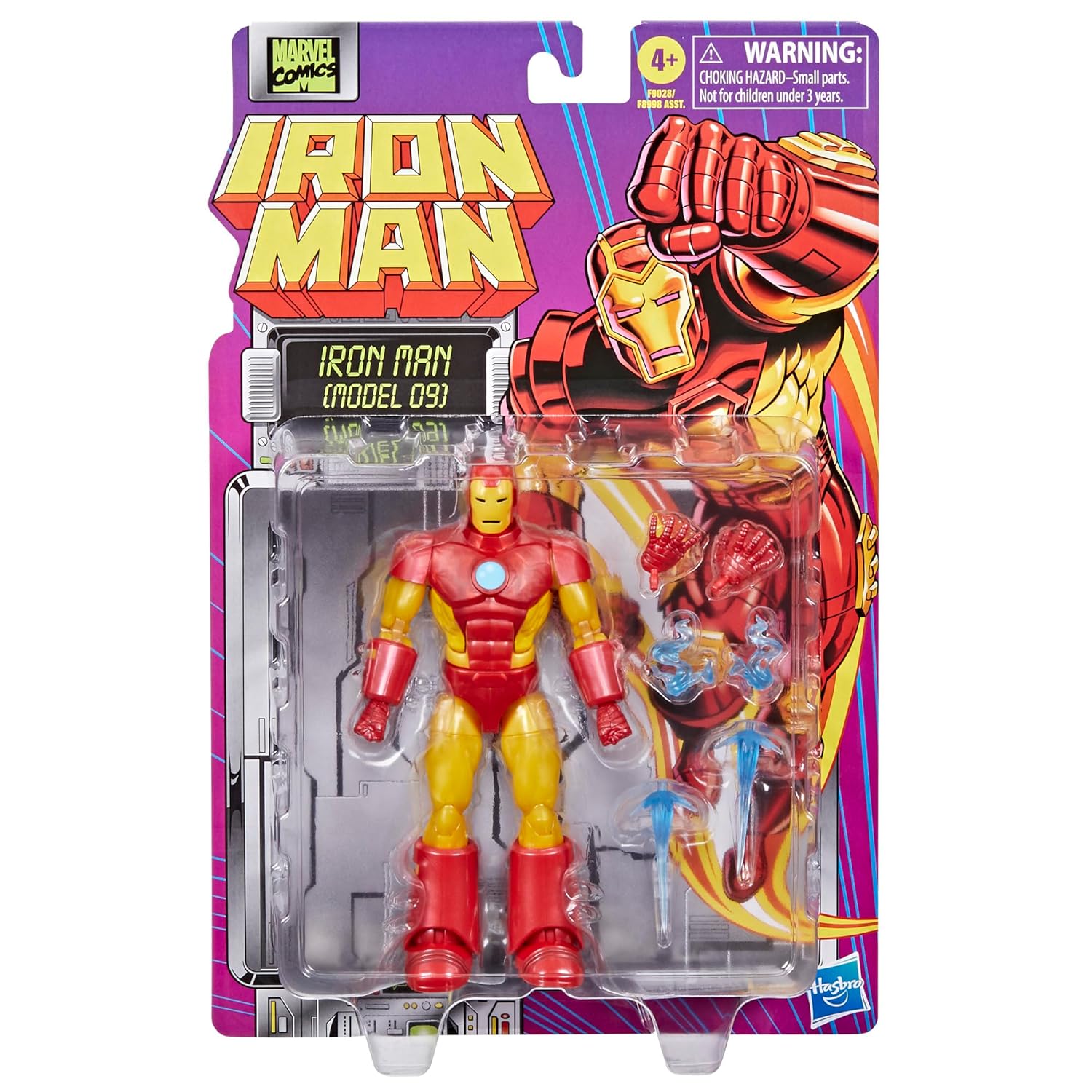 Marvel Legends Iron Man Model 09 Comics Retro