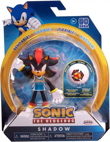 Sonic The Hedgehog 10Cm Soccer Shadow Flexible