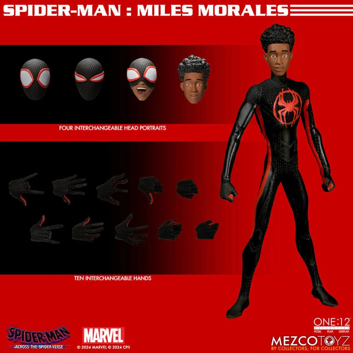 Mezco One:12 Spider-Man Across Spider-Verse Miles Morales