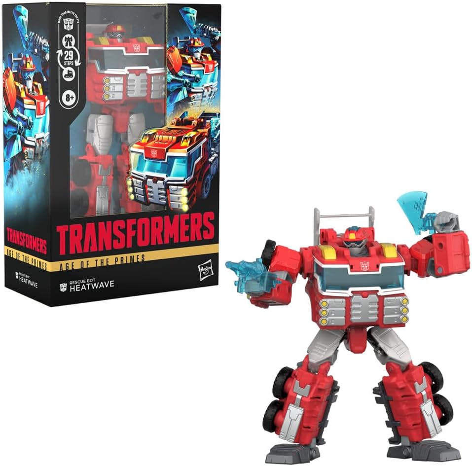 Transformers Age of The Primes Voyager Rescue Bot Heatwave