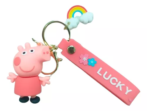 Llavero Goma Pepa Pig Lucky