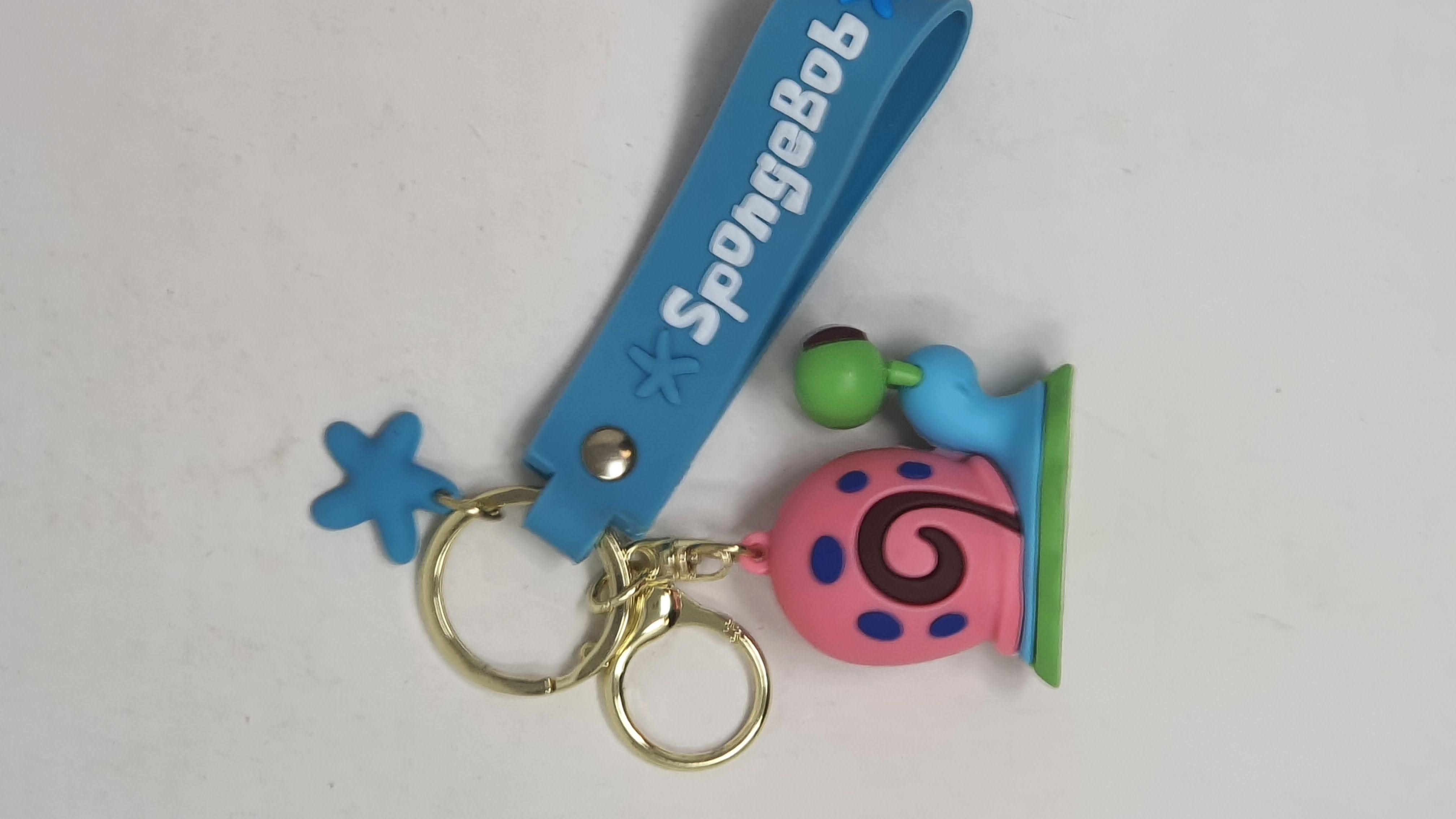 Llavero Goma Spongebob Caracol