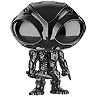 Funko Pop Aquaman Black Manta Metal Chrome Walmart Exclusive