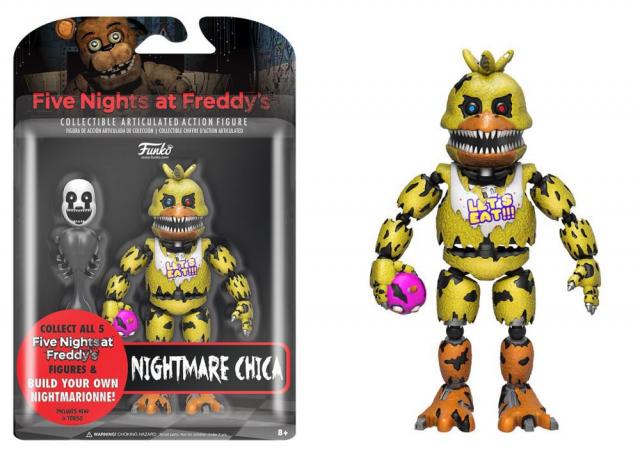 Funko 5 Articulated Five Nights at Freddy's - Nightmare Chica