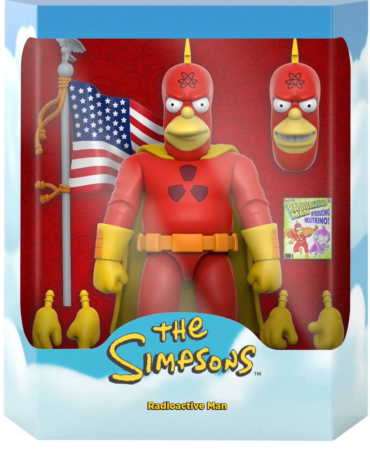 Super7 ULTIMATES Simpsons Radioactive Man
