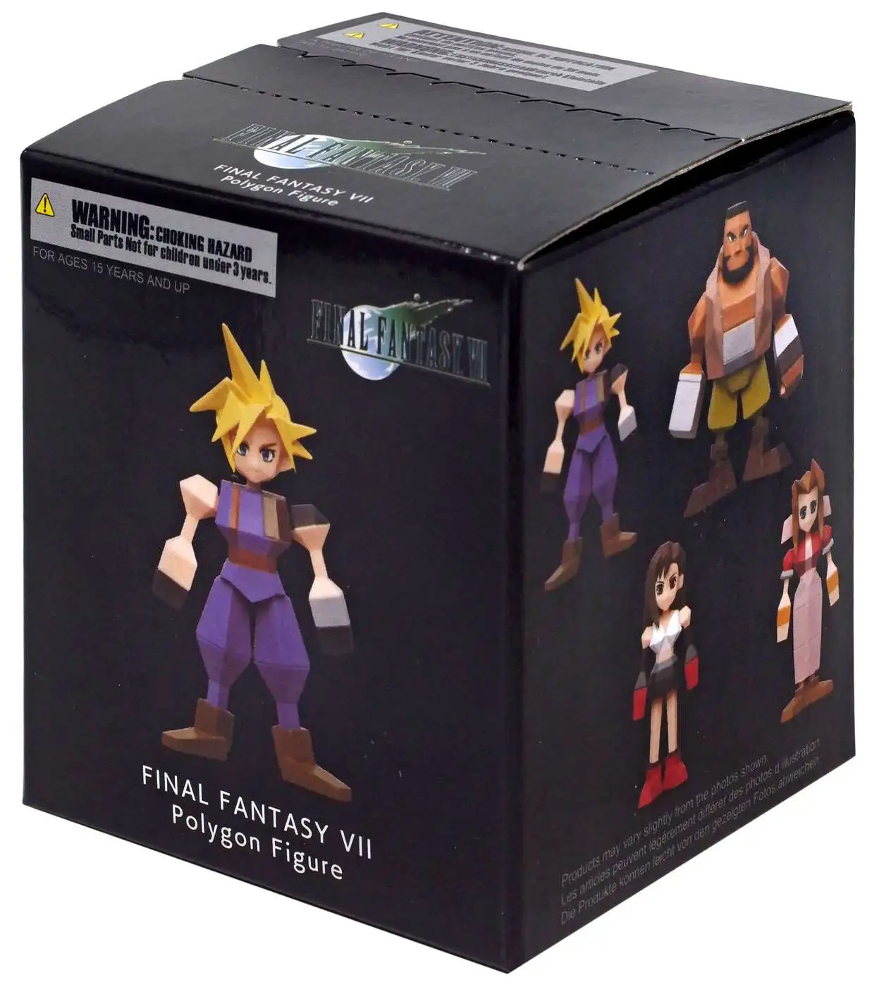 Final Fantasy VII Polygon Figure Vol. 1 Display Tray of 8