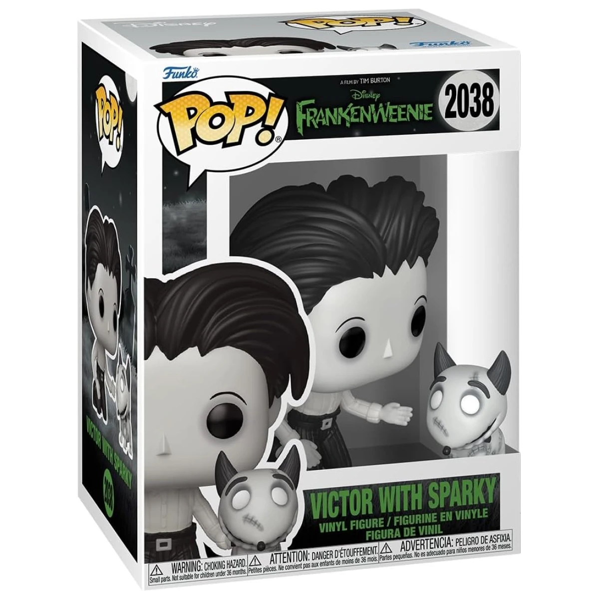 Funko Pop & Buddy Frankenweenie Victor with Sparky