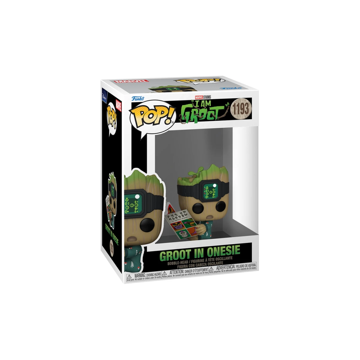 Funko Pop Marvel I Am Groot Groot in Onesie with Book