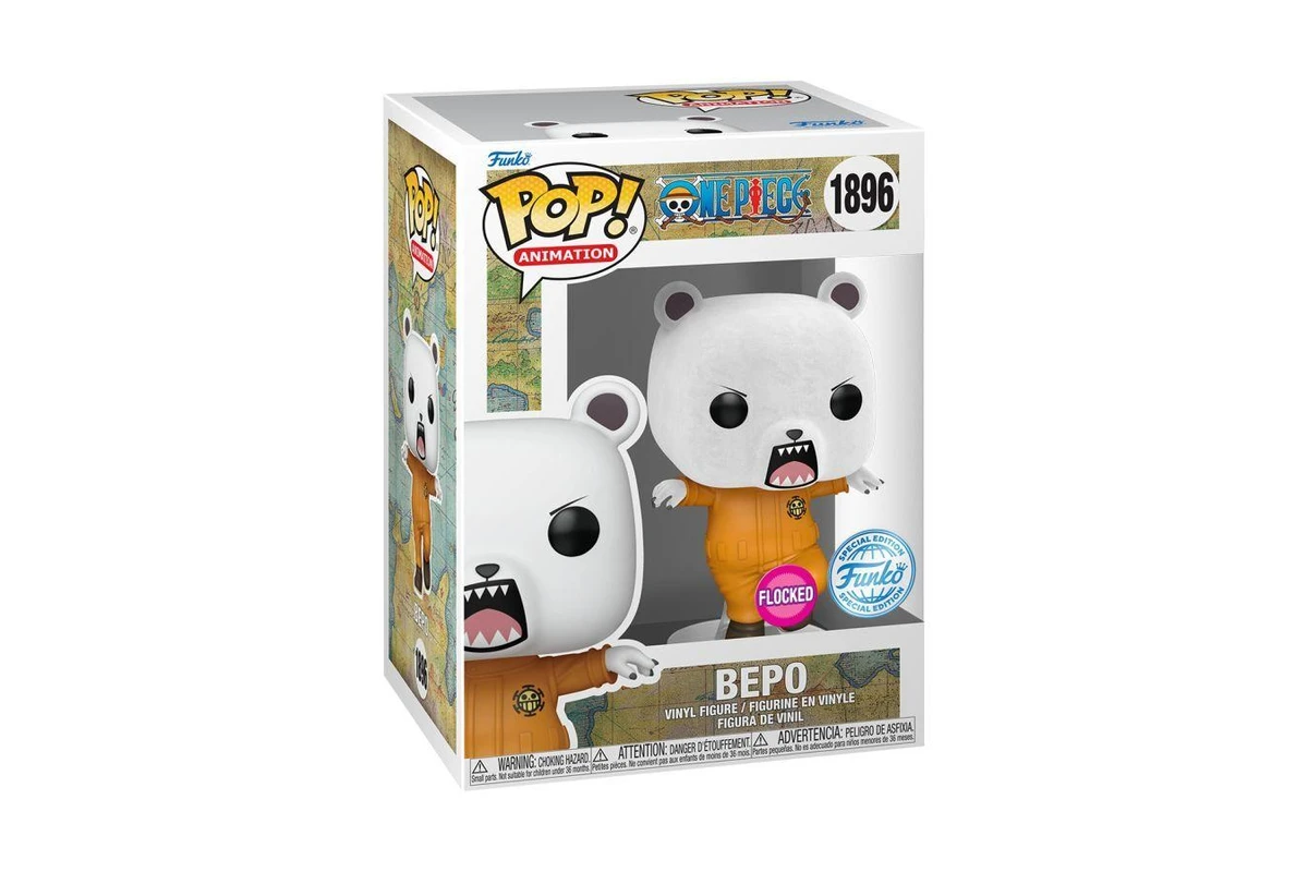 Funko Pop One Piece Bepo Flocked AAA Exclusive