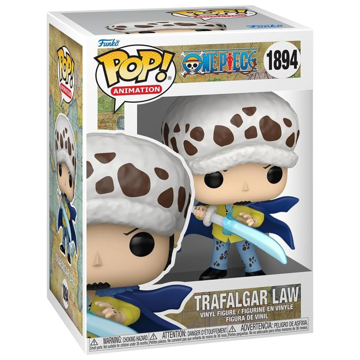 Funko Pop One Piece Law with Blue Anesthesia
