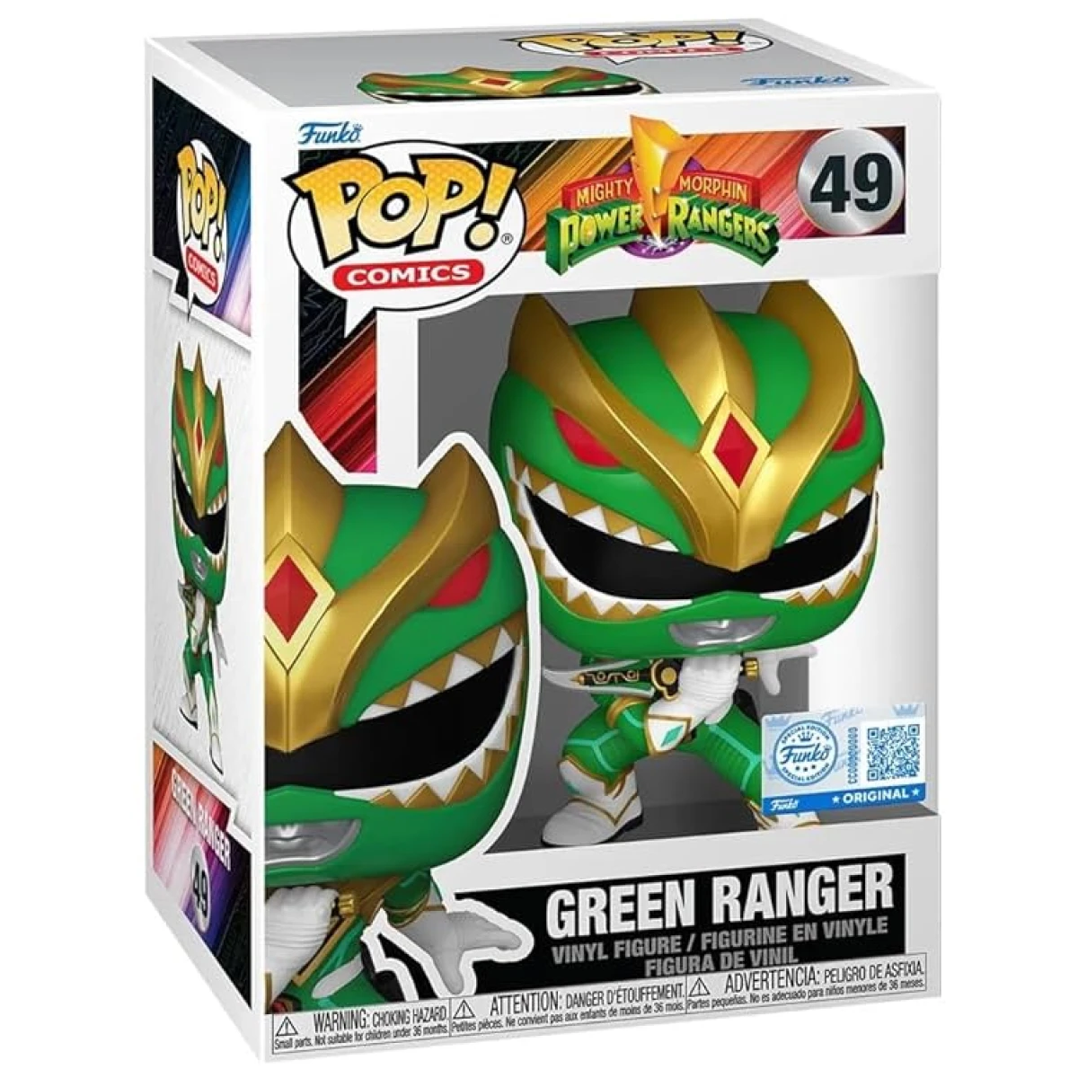 Funko Pop Power Rangers Mighty Morphin Green Ranger Exclusive