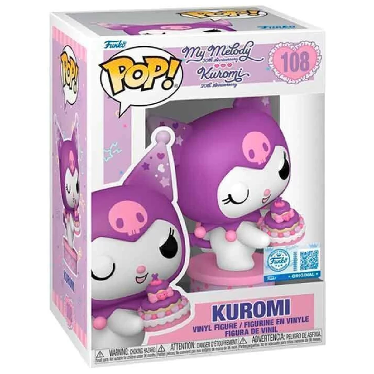 Funko Pop Sanrio Kuromi 20th Anniversary Kuromi
