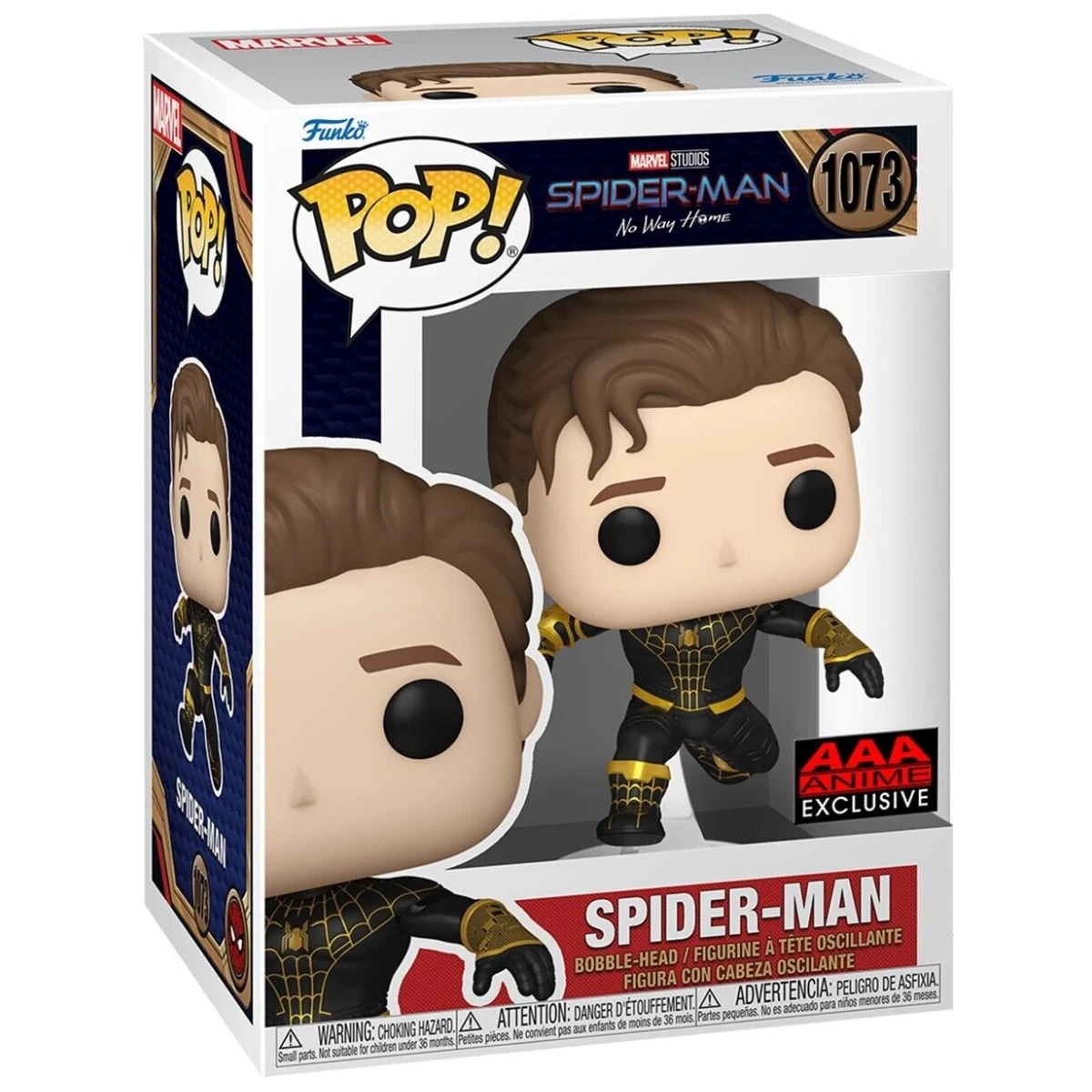 Funko Pop Spiderman No Way Home Unmasked AAA Exclusive