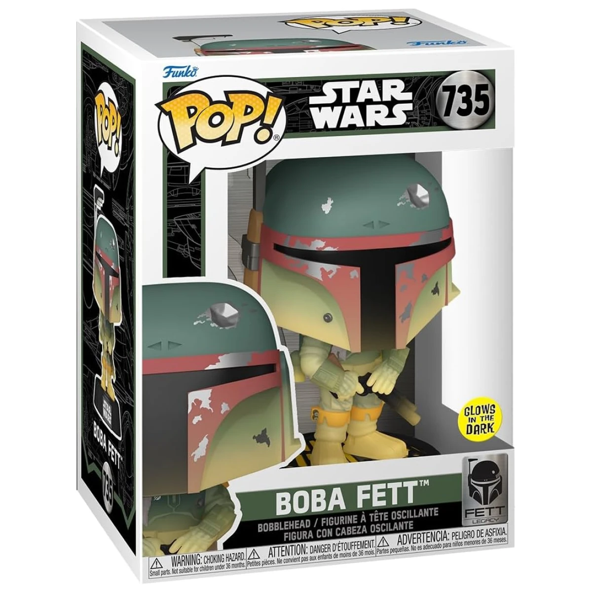Funko Pop Star Wars: Boba Fett Glow in The Dark