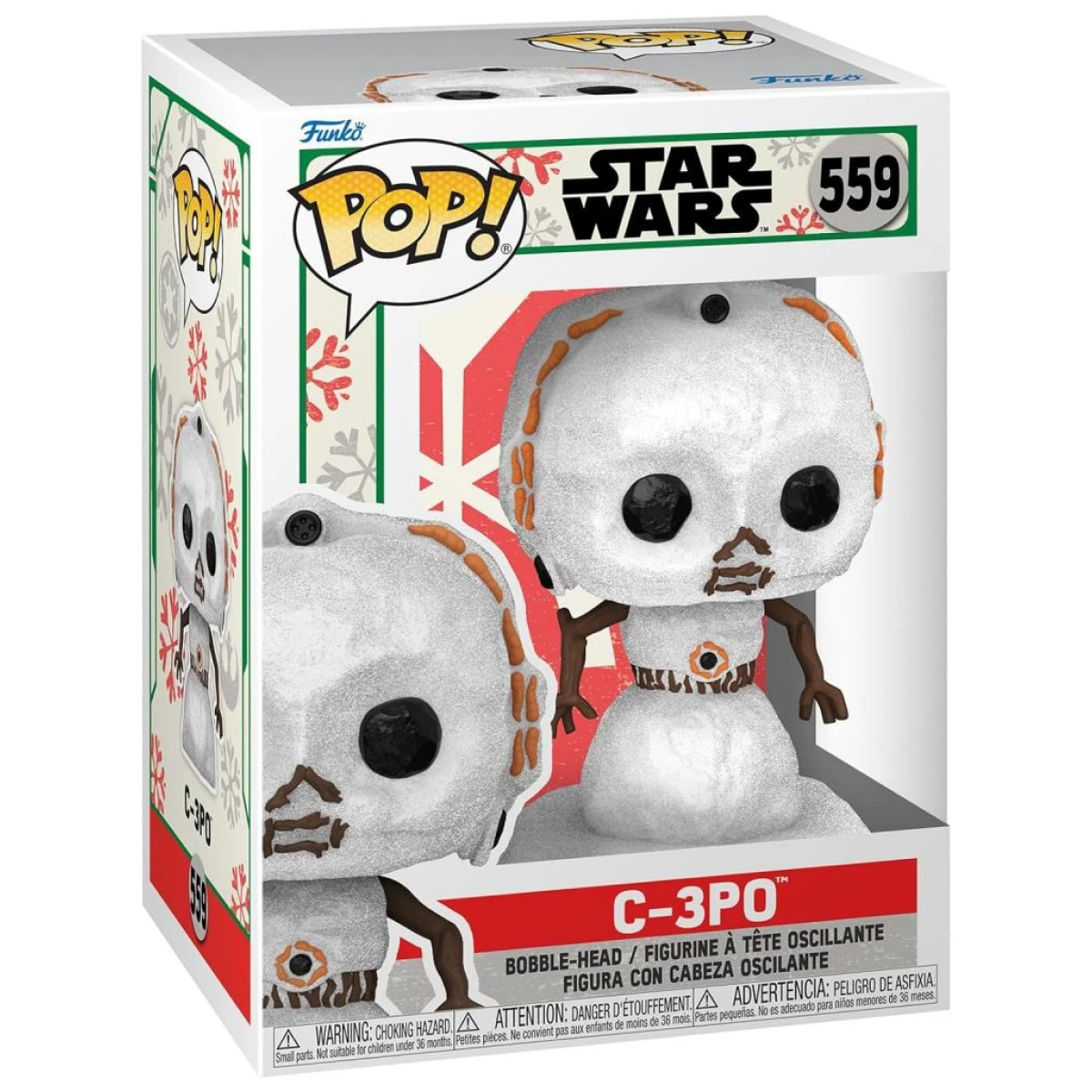 Funko Pop Star Wars Holiday C-3PO Snowman