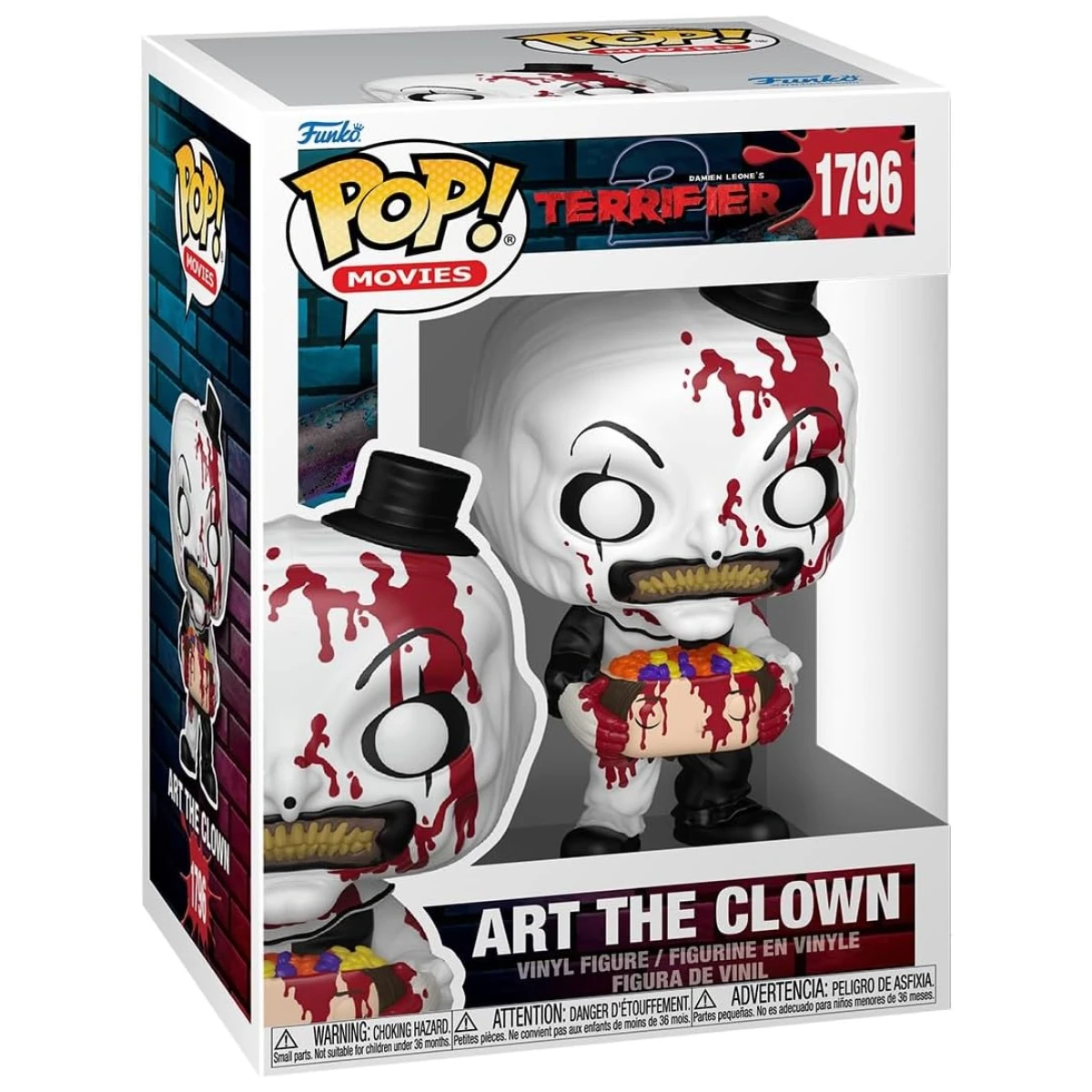 Funko Pop Terrifier 2 Art The Clown with Head