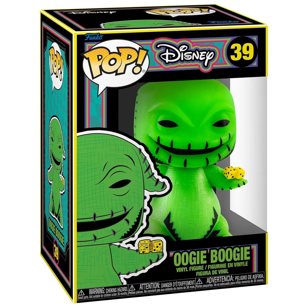 Funko Pop The Nightmare Before Christmas Oogie Blacklight