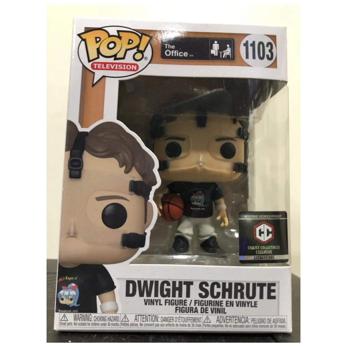 Funko Pop The Office Basketball Dwight Challice Exclusive