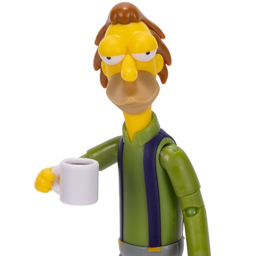 The Simpsons 5-Inch Wave 3 Lenny Leonard with Lunch Bag Action Figure